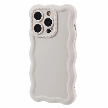 JQ Series for iPhone 15 Pro Max Matte Case Wavy Edge TPU Back Cover (Precise Cutout)