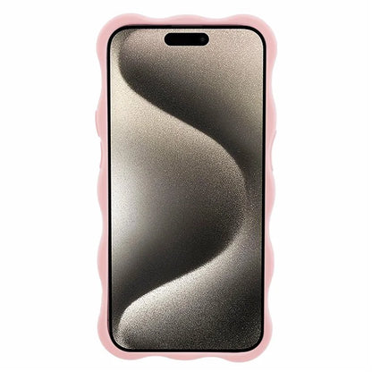 JQ Series for iPhone 15 Pro Max Matte Case Wavy Edge TPU Back Cover (Precise Cutout)