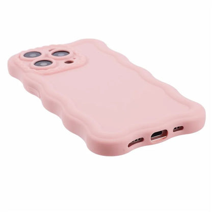 JQ Series for iPhone 15 Pro TPU Case Wavy Edge Protective Phone Cover (Precise Cutout)