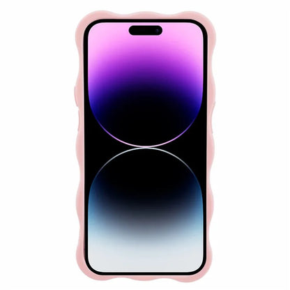 JQ Series for iPhone 14 Pro Max Case Wavy Edge TPU Matte Phone Cover (Precise Cutout)