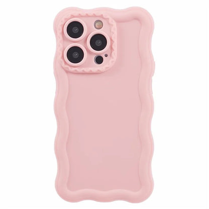 JQ Series for iPhone 14 Pro Max Case Wavy Edge TPU Matte Phone Cover (Precise Cutout)