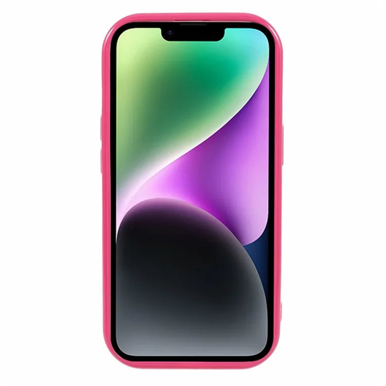 HYT Series For iPhone 14 Plus TPU Case Electroplating Lens Frame Cellphone Cover (Precise Cutout)