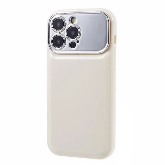 HYT Series for iPhone 15 Pro Max Case TPU Cover with Electroplating Lens Frame (Precise Cutout)
