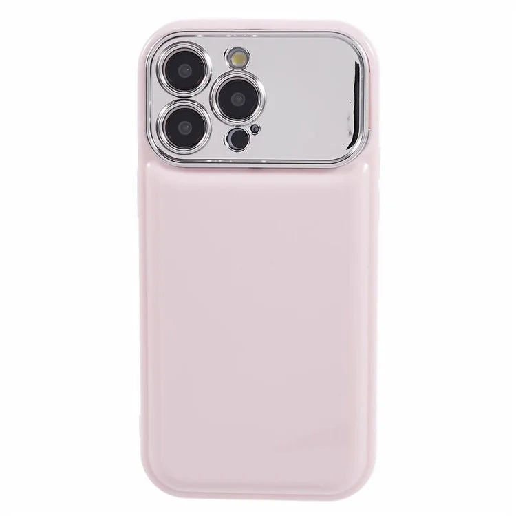 HYT Series for iPhone 15 Pro Max Case TPU Cover with Electroplating Lens Frame (Precise Cutout)