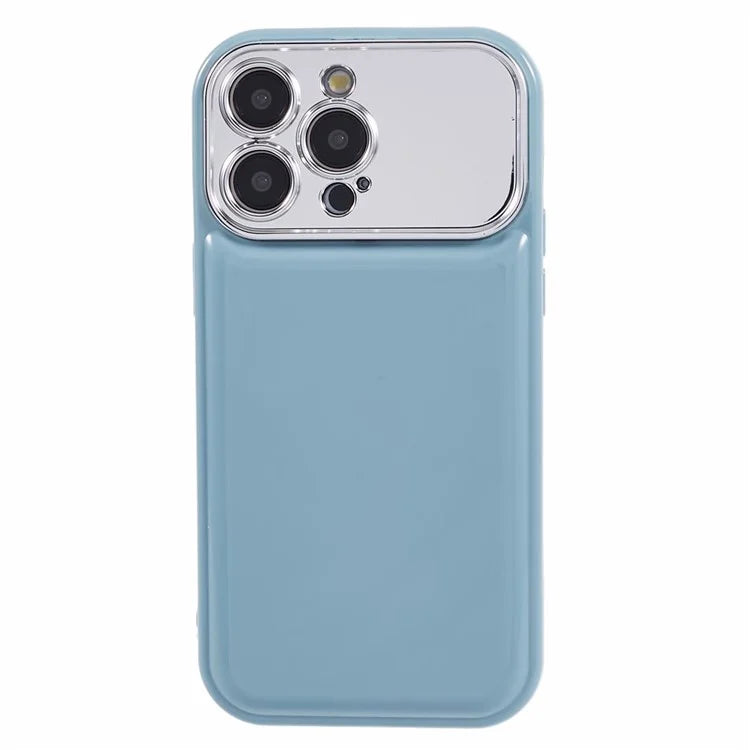 HYT Series for iPhone 15 Pro Max Case TPU Cover with Electroplating Lens Frame (Precise Cutout)
