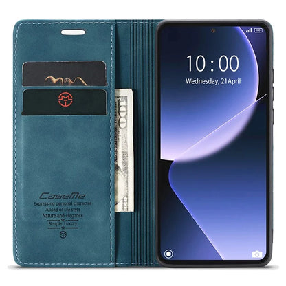 CASEME 013 Series For Xiaomi 13T / 13T Pro / Redmi K60 Ultra Case PU Leather Folio Stand Phone Cover