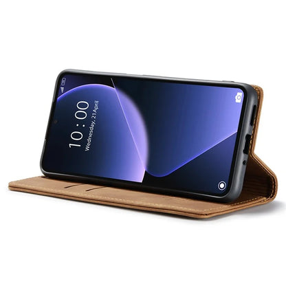 CASEME 013 Series For Xiaomi 13T / 13T Pro / Redmi K60 Ultra Case PU Leather Folio Stand Phone Cover