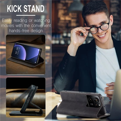 CASEME 013 Series For Xiaomi 13T / 13T Pro / Redmi K60 Ultra Case PU Leather Folio Stand Phone Cover