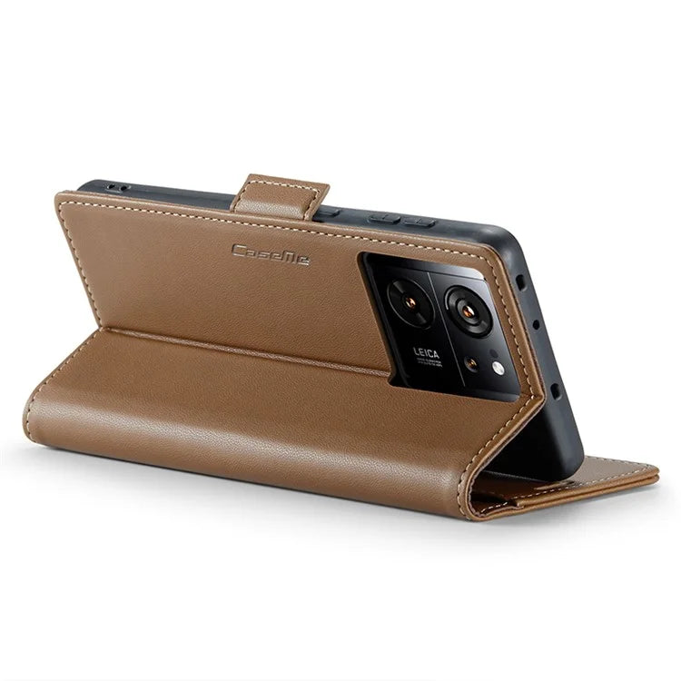 CASEME 023 Series For Xiaomi 13T / 13T Pro / Redmi K60 Ultra Case Leather Litchi Texture Phone Cover with Stand and Wallet
