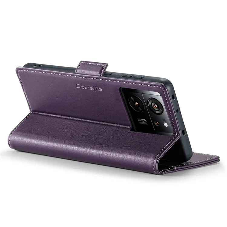 CASEME 023 Series For Xiaomi 13T / 13T Pro / Redmi K60 Ultra Case Leather Litchi Texture Phone Cover with Stand and Wallet