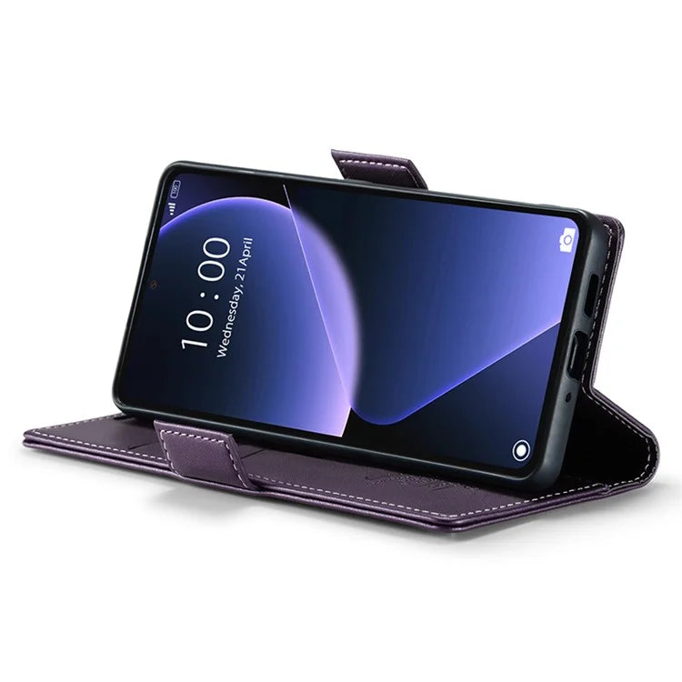 CASEME 023 Series For Xiaomi 13T / 13T Pro / Redmi K60 Ultra Case Leather Litchi Texture Phone Cover with Stand and Wallet
