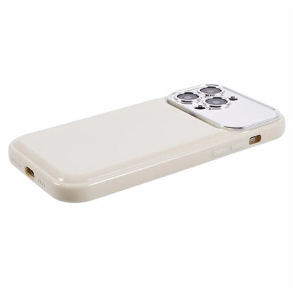 HYT Series for iPhone 15 Pro TPU Case Electroplating Lens Frame Phone Cover (Precise Cutout)