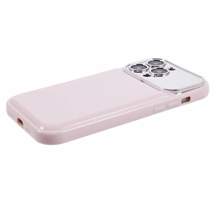 HYT Series for iPhone 15 Pro TPU Case Electroplating Lens Frame Phone Cover (Precise Cutout)