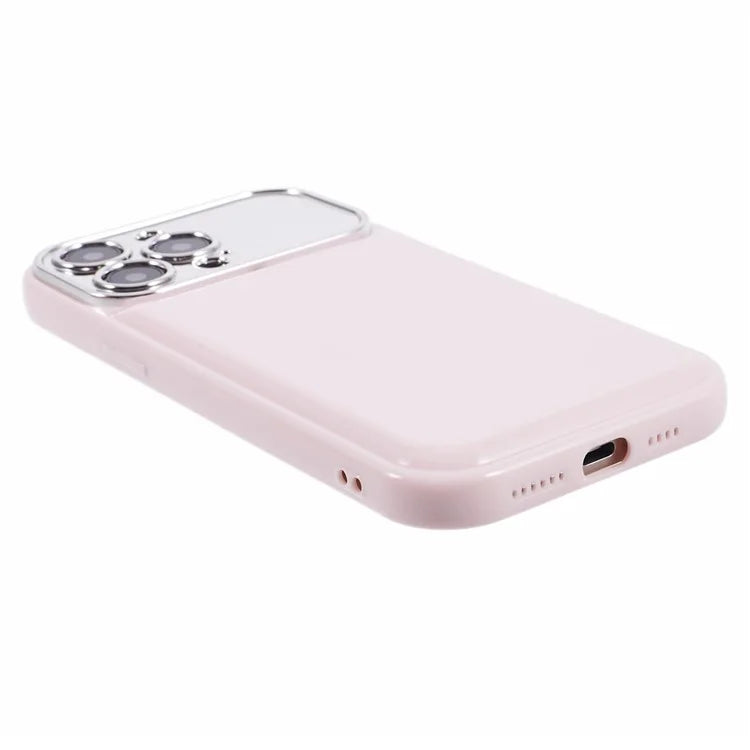 HYT Series for iPhone 15 Pro TPU Case Electroplating Lens Frame Phone Cover (Precise Cutout)