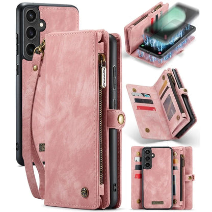CASEME 008 Series for Samsung Galaxy S23 FE Case Zipper Pocket Detachable Phone Cover