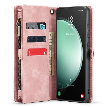 CASEME 008 Series for Samsung Galaxy S23 FE Case Zipper Pocket Detachable Phone Cover