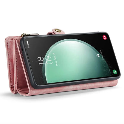 CASEME 008 Series for Samsung Galaxy S23 FE Case Zipper Pocket Detachable Phone Cover