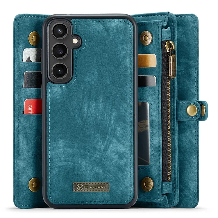 CASEME 008 Series for Samsung Galaxy S23 FE Case Zipper Pocket Detachable Phone Cover