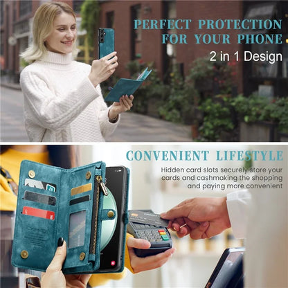CASEME 008 Series for Samsung Galaxy S23 FE Case Zipper Pocket Detachable Phone Cover