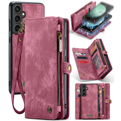 CASEME 008 Series for Samsung Galaxy S23 FE Case Zipper Pocket Detachable Phone Cover