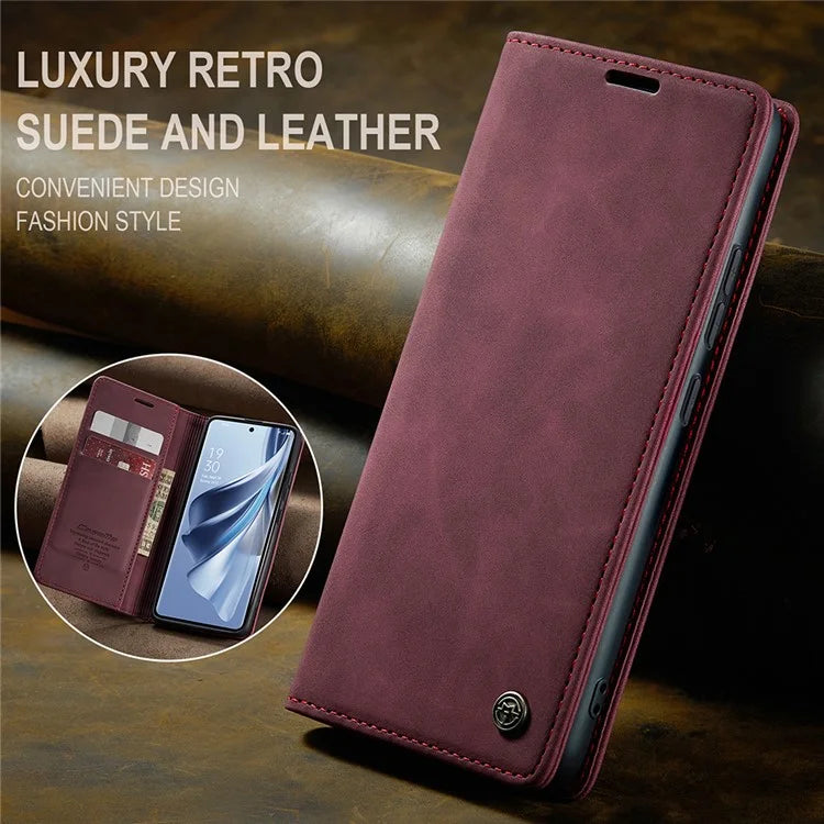 CASEME 013 Series For Oppo Reno10 5G (Global) /  Reno10 Pro 5G (Global) Case PU Leather Wallet Flip Cover