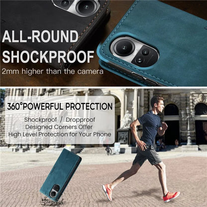 CASEME 013 Series For Oppo Reno10 5G (Global) /  Reno10 Pro 5G (Global) Case PU Leather Wallet Flip Cover
