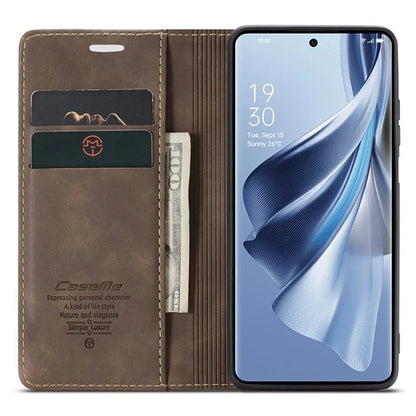 CASEME 013 Series For Oppo Reno10 5G (Global) /  Reno10 Pro 5G (Global) Case PU Leather Wallet Flip Cover