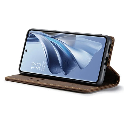 CASEME 013 Series For Oppo Reno10 5G (Global) /  Reno10 Pro 5G (Global) Case PU Leather Wallet Flip Cover