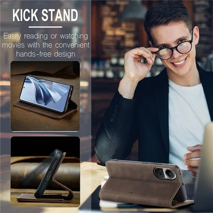 CASEME 013 Series For Oppo Reno10 5G (Global) /  Reno10 Pro 5G (Global) Case PU Leather Wallet Flip Cover