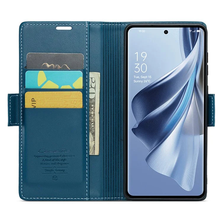 CASEME 023 Series For Oppo Reno10 5G (Global) / Reno10 Pro 5G (Global) Case RFID Blocking Wallet Phone Cover
