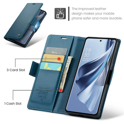 CASEME 023 Series For Oppo Reno10 5G (Global) / Reno10 Pro 5G (Global) Case RFID Blocking Wallet Phone Cover