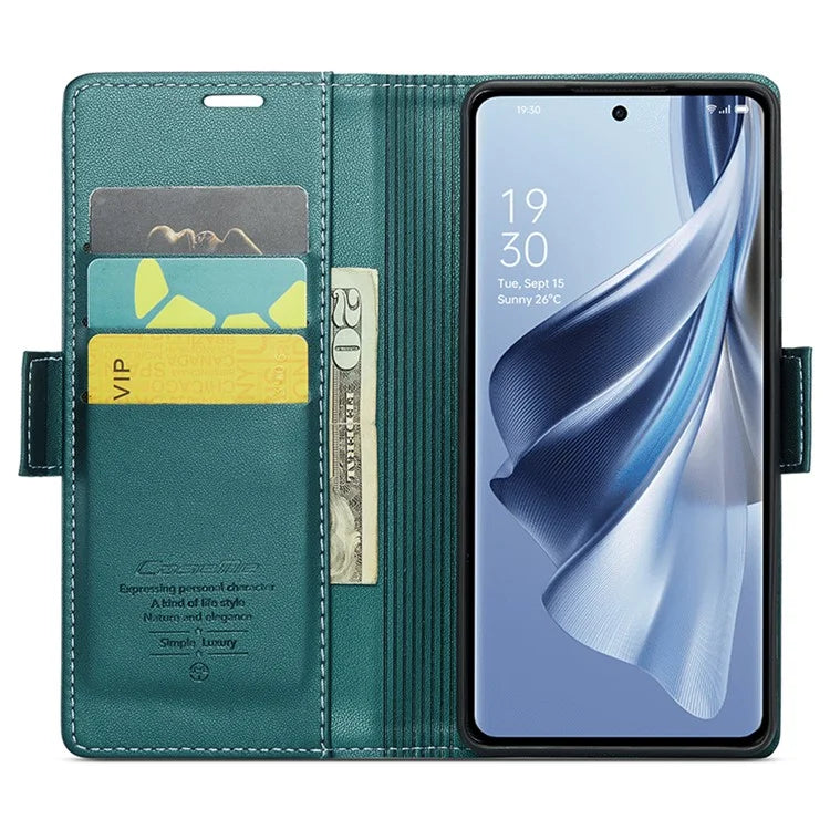CASEME 023 Series For Oppo Reno10 5G (Global) / Reno10 Pro 5G (Global) Case RFID Blocking Wallet Phone Cover