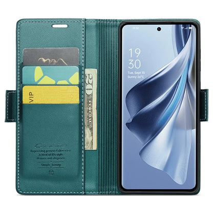 CASEME 023 Series For Oppo Reno10 5G (Global) / Reno10 Pro 5G (Global) Case RFID Blocking Wallet Phone Cover