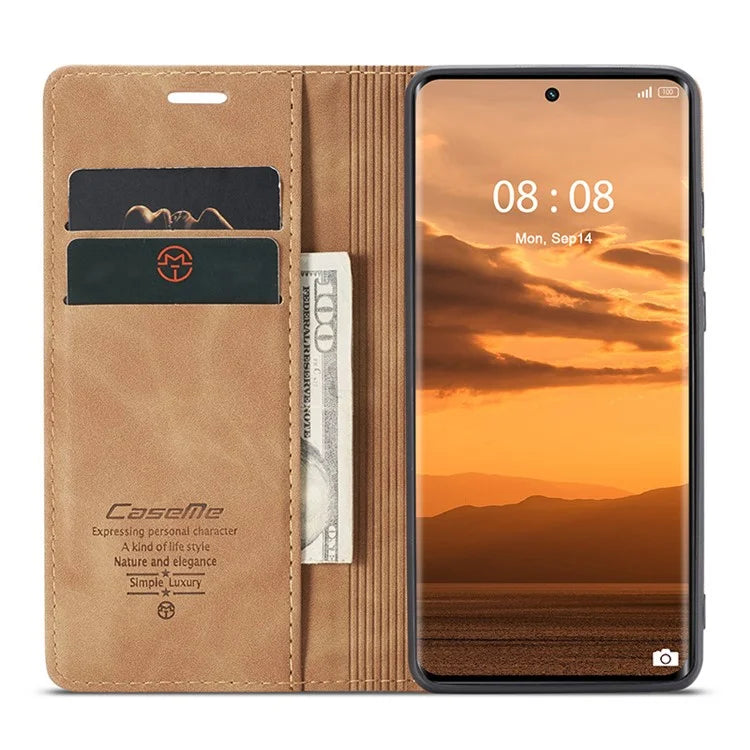 CASEME 013 Series For Realme 11 Pro 5G / 11 Pro+ 5G Case PU Leather Wallet Phone Cover