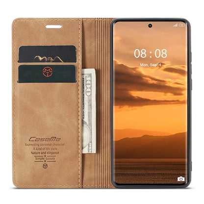 CASEME 013 Series For Realme 11 Pro 5G / 11 Pro+ 5G Case PU Leather Wallet Phone Cover