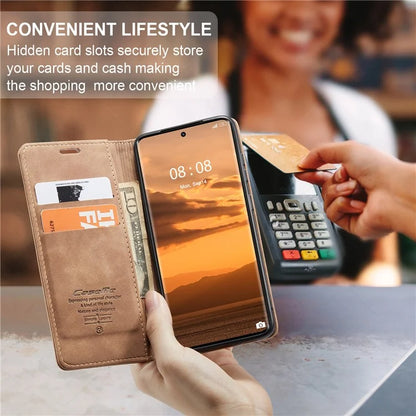 CASEME 013 Series For Realme 11 Pro 5G / 11 Pro+ 5G Case PU Leather Wallet Phone Cover