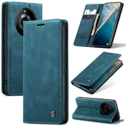 CASEME 013 Series For Realme 11 Pro 5G / 11 Pro+ 5G Case PU Leather Wallet Phone Cover