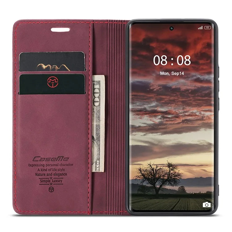 CASEME 013 Series For Realme 11 Pro 5G / 11 Pro+ 5G Case PU Leather Wallet Phone Cover