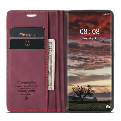 CASEME 013 Series For Realme 11 Pro 5G / 11 Pro+ 5G Case PU Leather Wallet Phone Cover