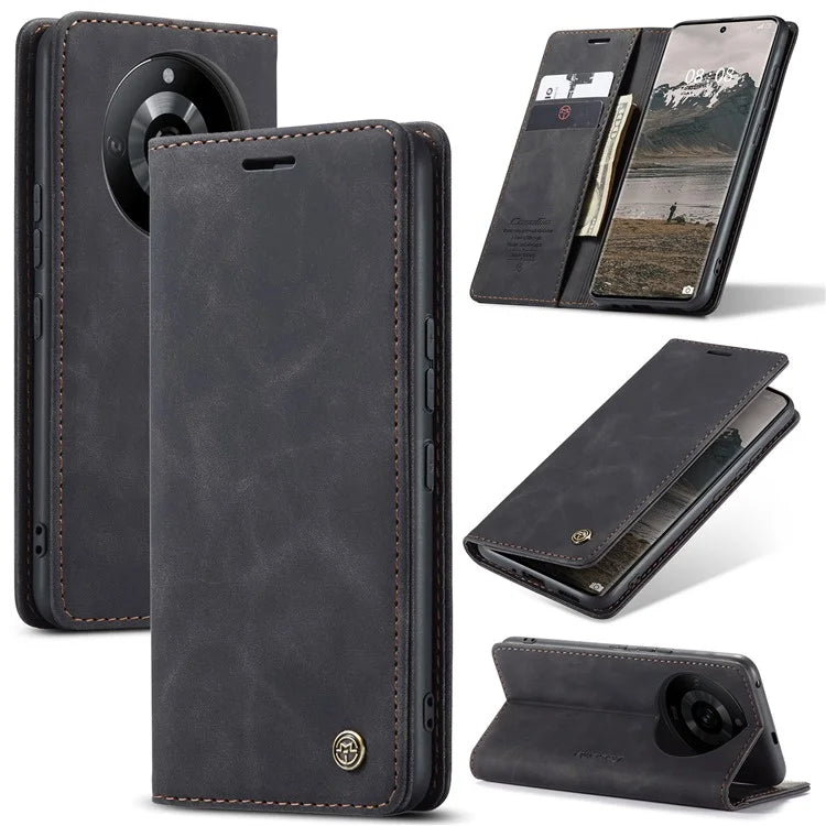 CASEME 013 Series For Realme 11 Pro 5G / 11 Pro+ 5G Case PU Leather Wallet Phone Cover