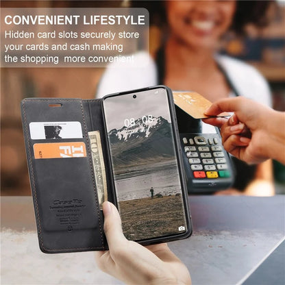 CASEME 013 Series For Realme 11 Pro 5G / 11 Pro+ 5G Case PU Leather Wallet Phone Cover