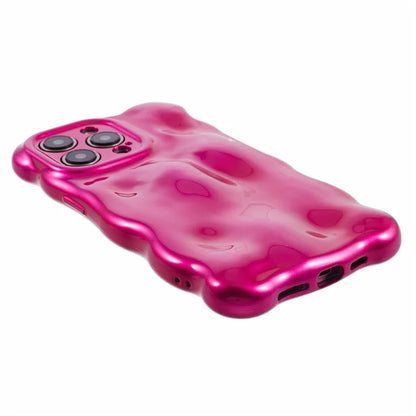 For iPhone 15 Pro Max TPU Phone Case Rugged Phone Cover with Wavy Edge
