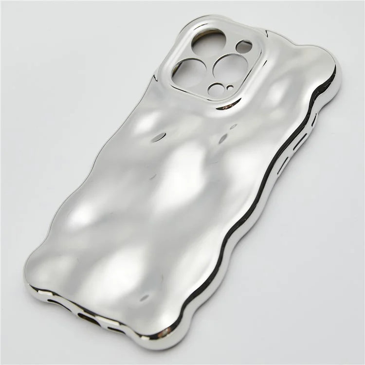For iPhone 13 Pro TPU Case Wavy Edge Macaron Color Mobile Phone Cover