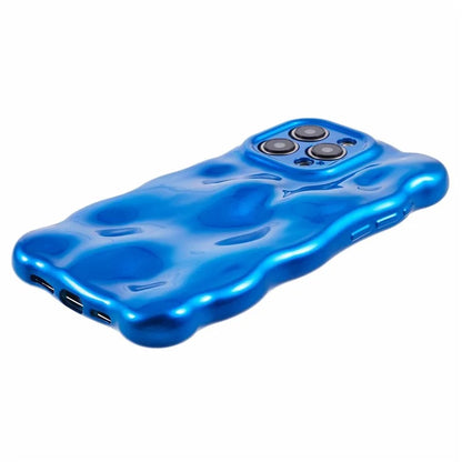 For iPhone 13 Pro TPU Case Wavy Edge Macaron Color Mobile Phone Cover