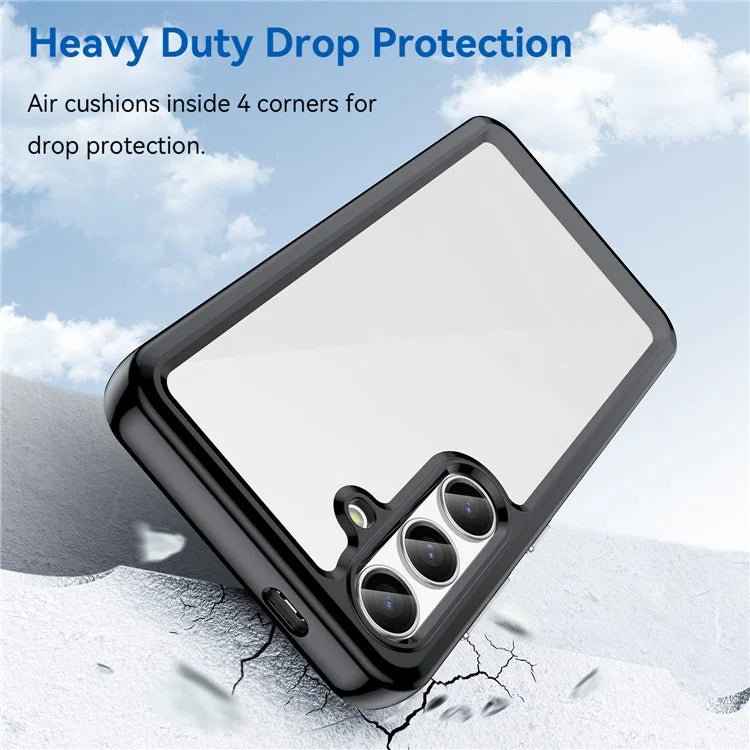 For Samsung Galaxy S24+ Case TPU + Acrylic Anti-scratch Phone Back Protector