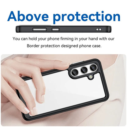 For Samsung Galaxy S24+ Case TPU + Acrylic Anti-scratch Phone Back Protector