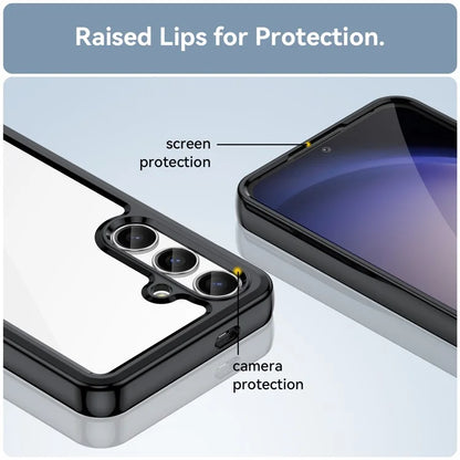 For Samsung Galaxy S24+ Case TPU + Acrylic Anti-scratch Phone Back Protector
