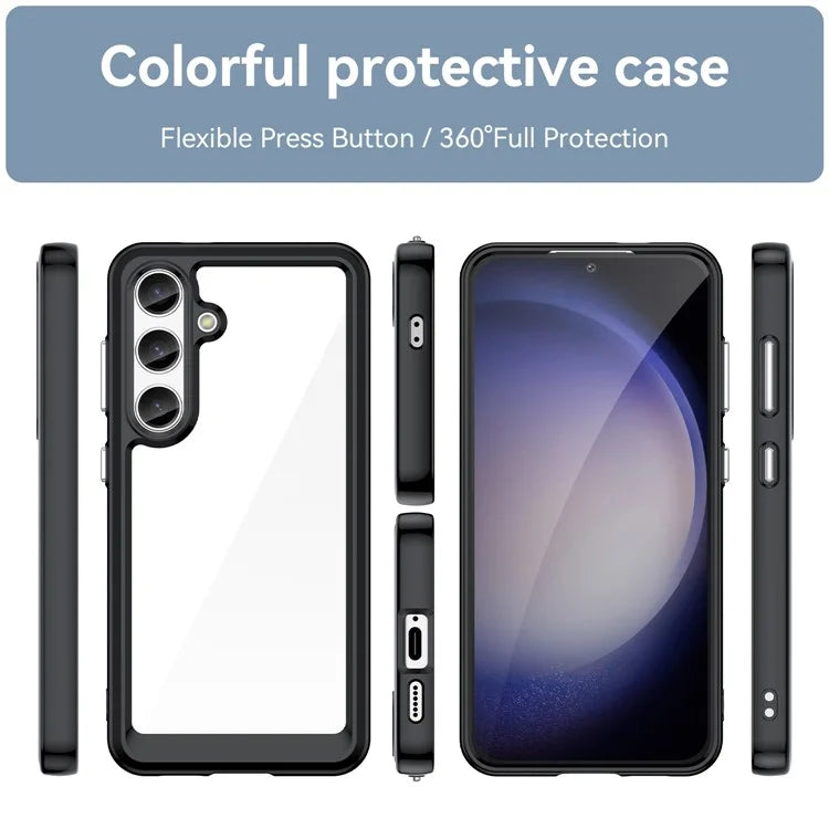 For Samsung Galaxy S24+ Case TPU + Acrylic Anti-scratch Phone Back Protector
