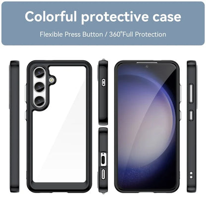 For Samsung Galaxy S24+ Case TPU + Acrylic Anti-scratch Phone Back Protector
