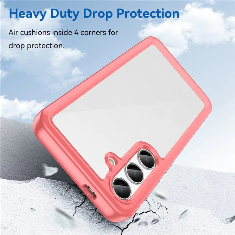 For Samsung Galaxy S24+ Case TPU + Acrylic Anti-scratch Phone Back Protector